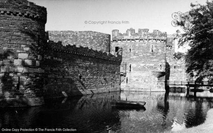 Photo of Beaumaris, Castle, The Moat 1952