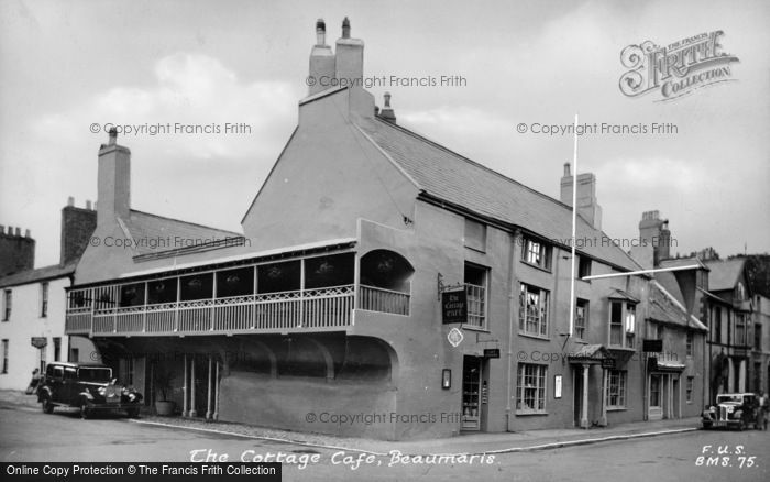 Photo of Beaumaris, The Cottage Cafe c.1950