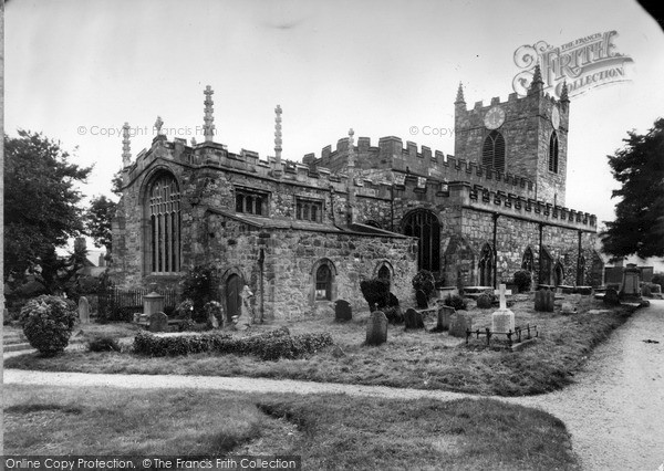 Photo of Beaumaris, The Parish Church c.1955