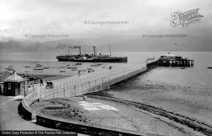 Photo of Beaumaris, The Pier And Ss Marguerite 1911