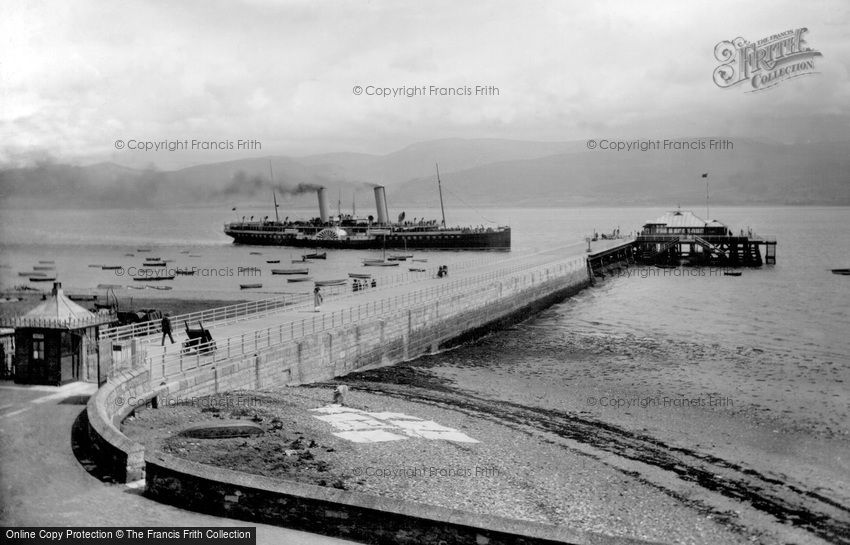 Beaumaris, the Pier and SS Marguerite 1911