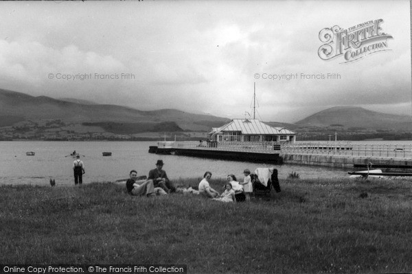 Photo of Beaumaris, The Pier And Straits c.1955