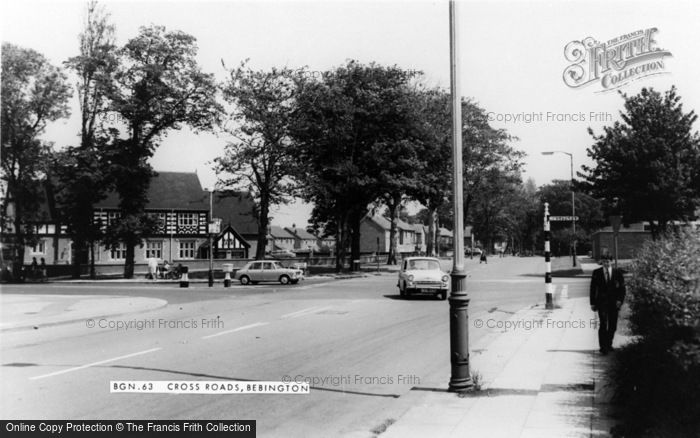 Photo of Bebington, Cross Roads c.1965