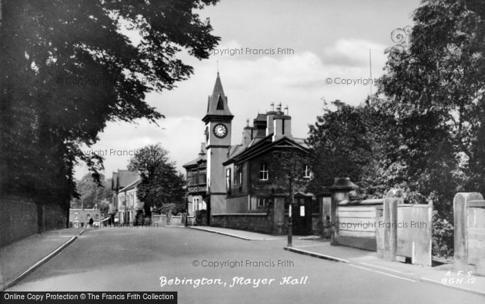 Photo of Bebington, Mayer Hall c.1936