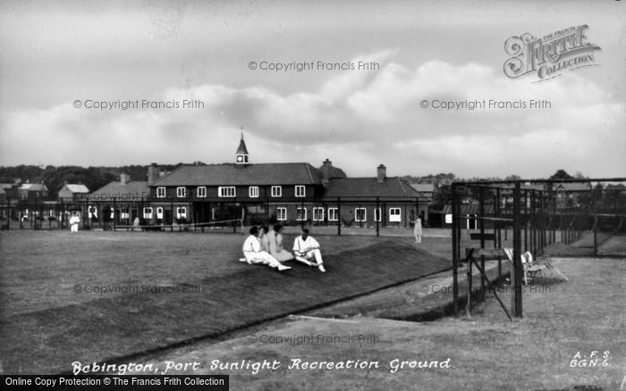 Photo of Bebington, Port Sunlight Recreation Ground c.1936