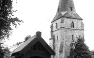 Bebington, St Andrew's Church and Lych Gate 1936