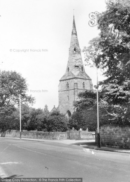 Photo of Bebington, St Andrew's Church c.1955