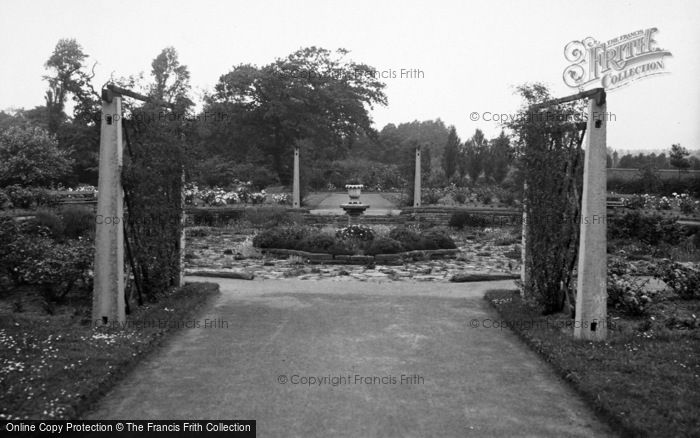 Photo of Bebington, The Rose Gardens 1936