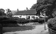 Bebington, the Thatched Cottages 1936