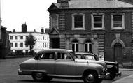 Cars, New Market c.1955, Beccles