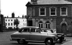 Cars, New Market c.1955, Beccles