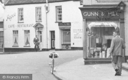 Gunn & Hill Ironmongers And Page's Café Restaurant c.1960, Beccles