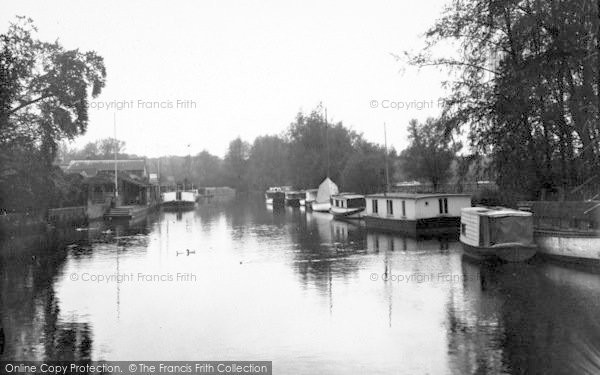 Photo of Beccles, House Boats c.1930