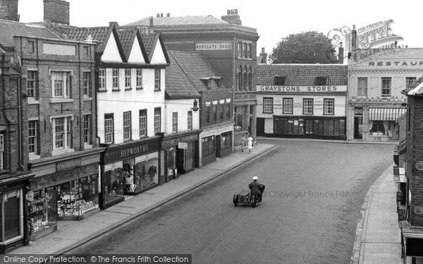 Photo of Beccles, New Market c.1955
