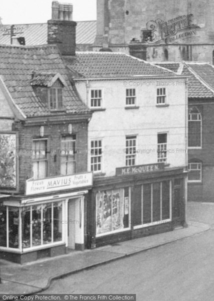 Photo of Beccles, Shops, The Walk c.1955