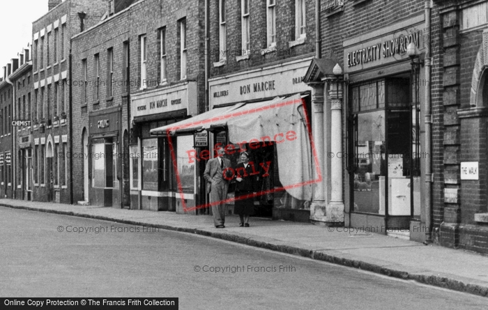 Photo of Beccles, Shops, The Walk c.1960