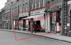 Shops, The Walk c.1960, Beccles