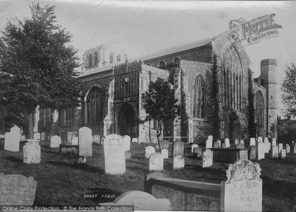 Photo of Beccles, St Michael's Church From The North West 1894