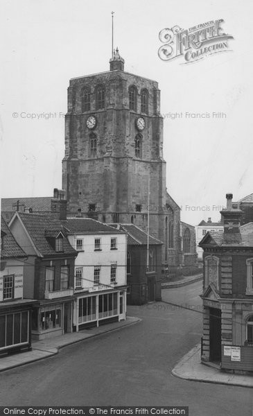 Photo of Beccles, The Church Tower c.1955
