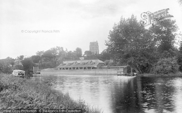 Photo of Beccles, The River And Church 1923