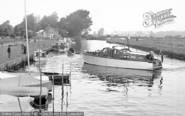 Photo of Beccles, The River c.1955