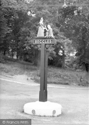 Town Sign c.1960, Beccles