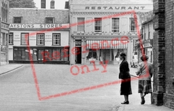 Waiting For Friends, New Market c.1960, Beccles