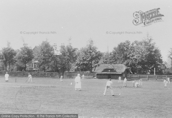 Photo of Beckenham, Abbey School Cricket Ground 1899