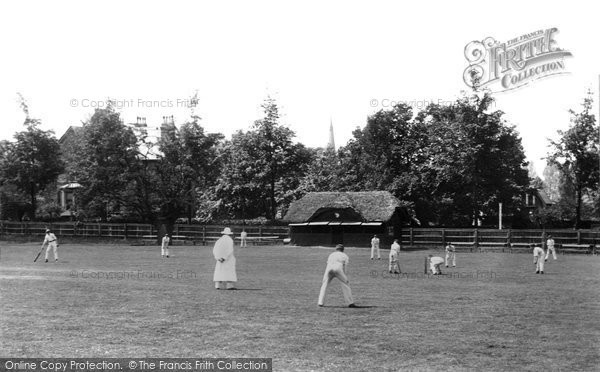 Photo of Beckenham, Abbey School, Cricket Match 1899