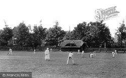 Abbey School, Cricket Match 1899, Beckenham