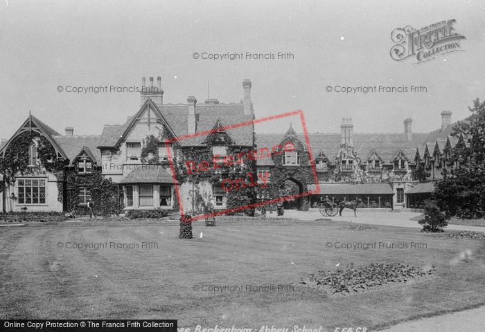 Photo of Beckenham, Abbey Schools, South Front 1899