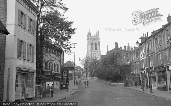 Photo of Beckenham, Church Hil And St George's Church 1948