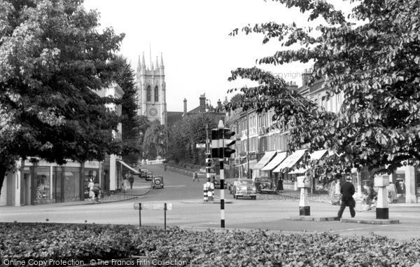 Photo of Beckenham, Church Hill c.1955