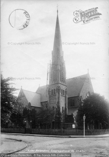 Photo of Beckenham, Congregational Church 1899
