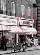 High Street, Delivery Bikes c.1960, Beckenham