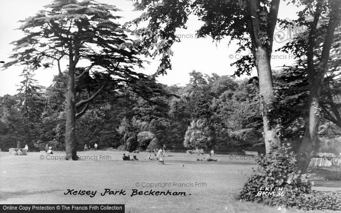 Photo of Beckenham, Kelsey Park c.1950