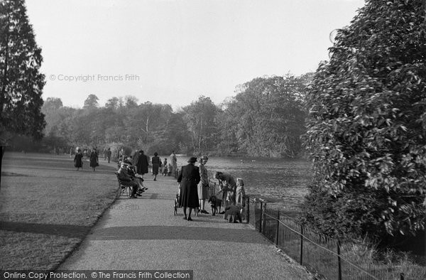 Photo of Beckenham, Kelsey Park, Lakeside Walk 1948