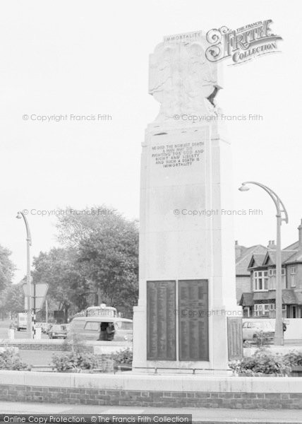 Photo of Beckenham, Memorial 1965
