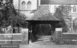 The 13th Century Lychgate c.1950, Beckenham
