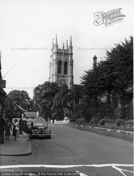 Photo of Beckenham, The Church 1954
