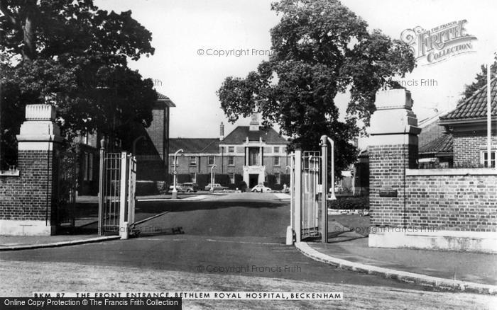 Photo of Beckenham, The Front Entrance, Bethlem Royal Hospital c.1965