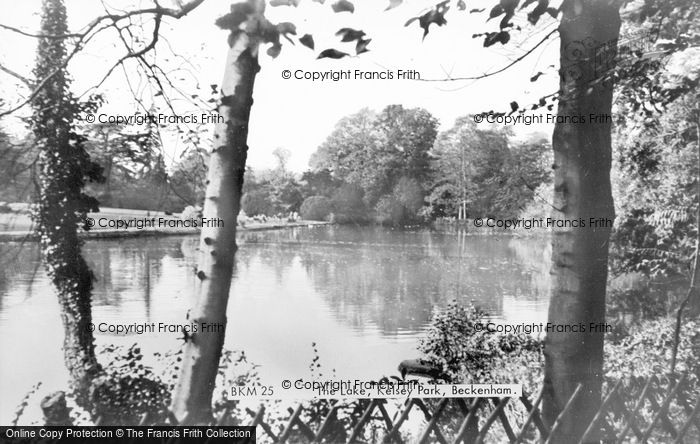 Photo of Beckenham, The Lake, Kelsey Park c.1948