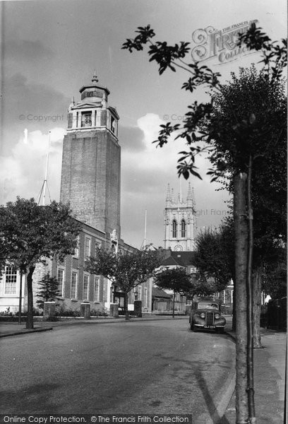Photo of Beckenham, Town Hall 1954