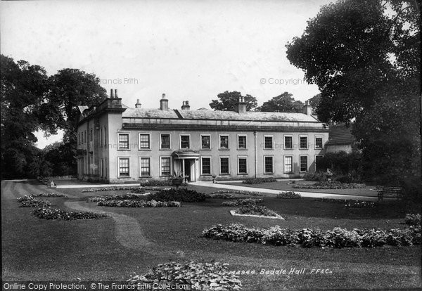 Photo of Bedale, Bedale Hall 1902