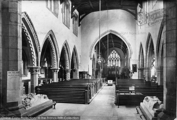 Photo of Bedale, Church Interior 1908
