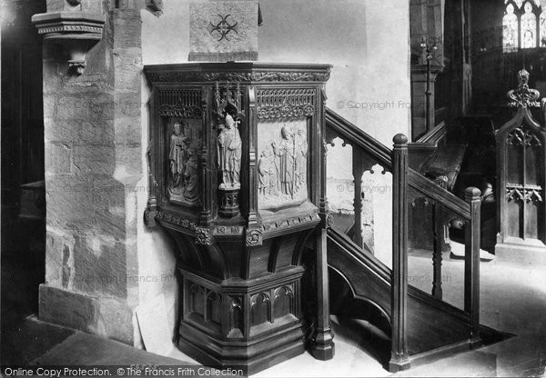 Photo of Bedale, Church Pulpit 1908