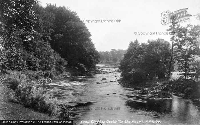 Photo of Bedale, Clifton Castle, On The River 1900