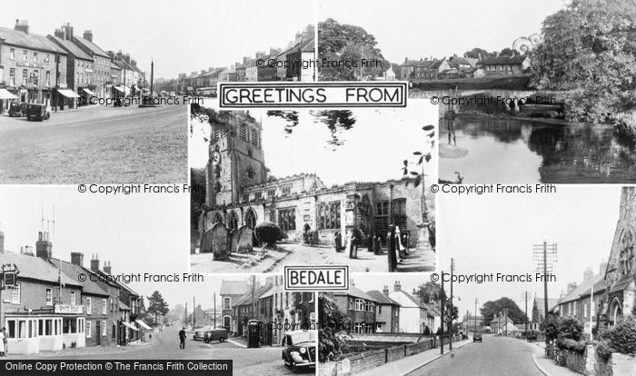 Photo of Bedale, Composite c.1955