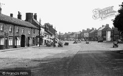 North End And Market Cross c.1955, Bedale