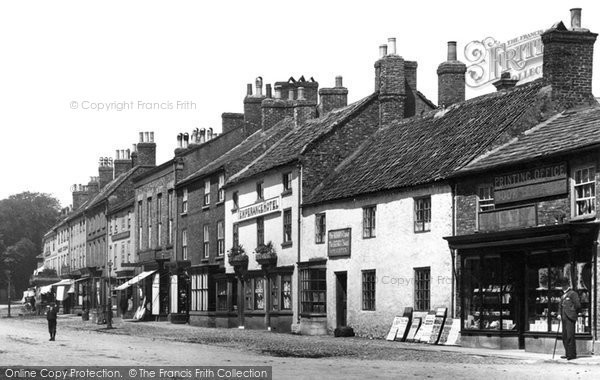 Photo of Bedale, Shops In The Street 1900